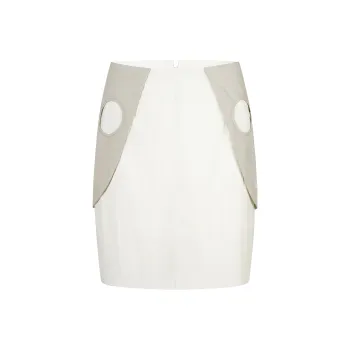 GUUKA TECH Casual Short Skirts Women's White