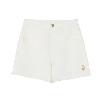 MLB New York Yankees Denim Shorts Women's Ecru