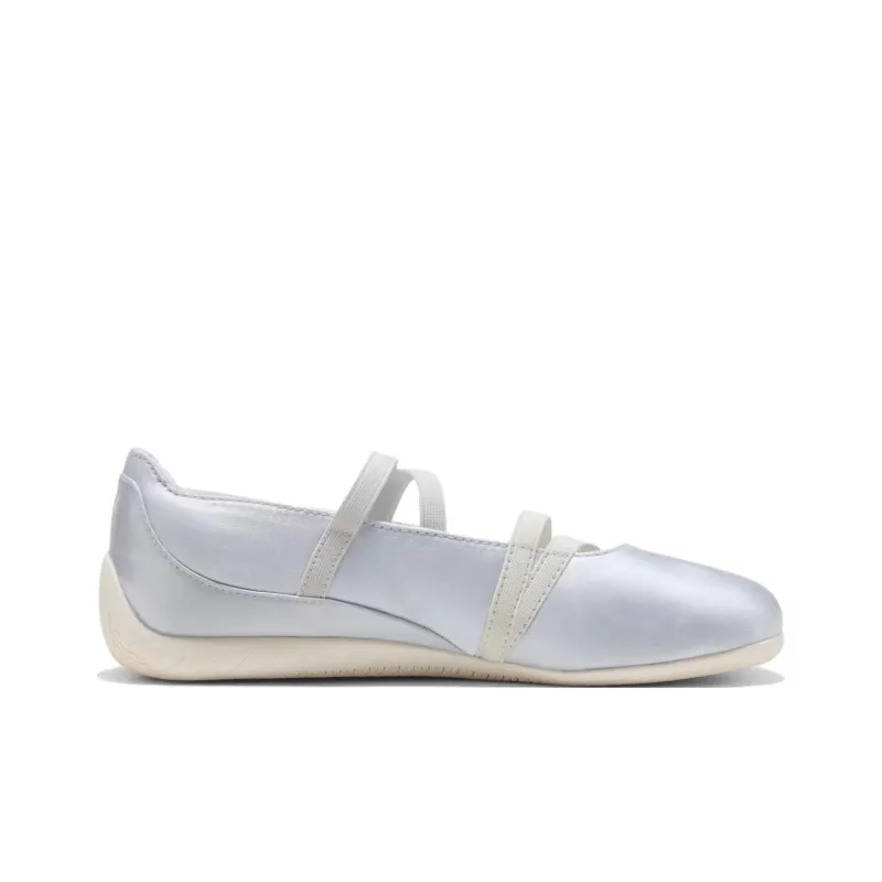 PUMA Speedcat Ballet Silver Mist Warm White Satin Women's-1