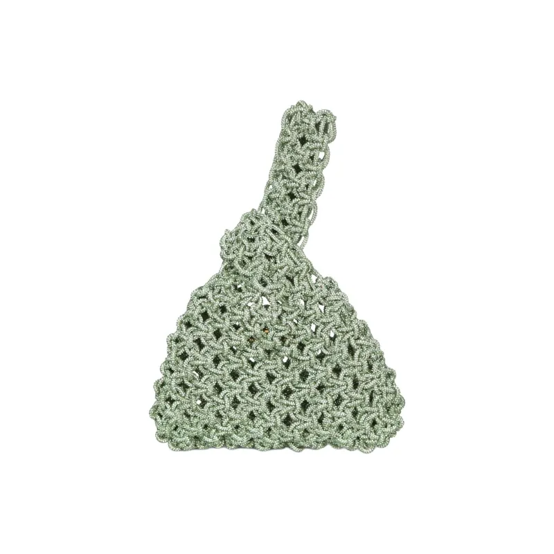 HIBOURAMA Resin With Crystal Handbag Women's Green-0