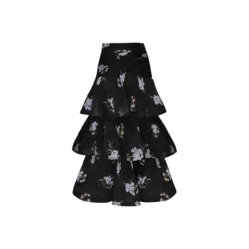 Zimmermann Ruffled Long Skirt