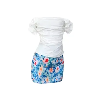 SISC Two Piece Skirt Sets Women's