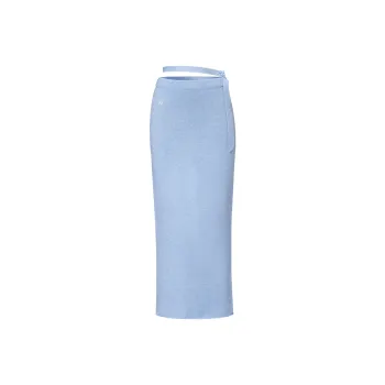NAWS Casual Long Skirts Women's Dewy Blue