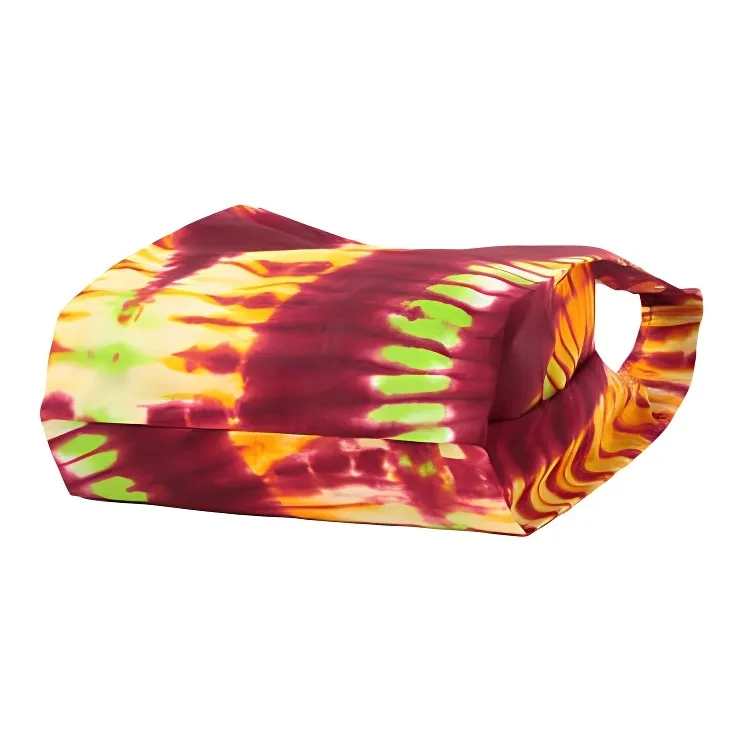 Beams Kanga Cotton One Shoulder Handbags Women's Fuchsia/Turquoise-2