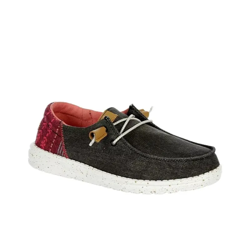 Heydude Wendy Funk Baja Casual Single Shoes Women's Black-2