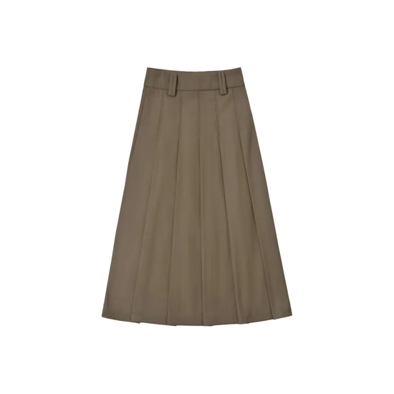 DESSUU Casual Long Skirts Women's-0