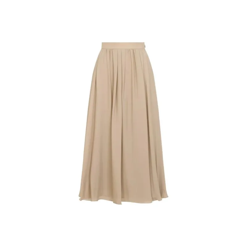 Ralph Lauren Collection Kynlee Pleated Midi Skirt-0