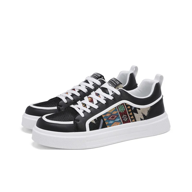 LONGDUIZHANG Slip Resistant, Abrasion Resistant, Balance, Lightweight Low Top Skateboard Shoes Men's-12