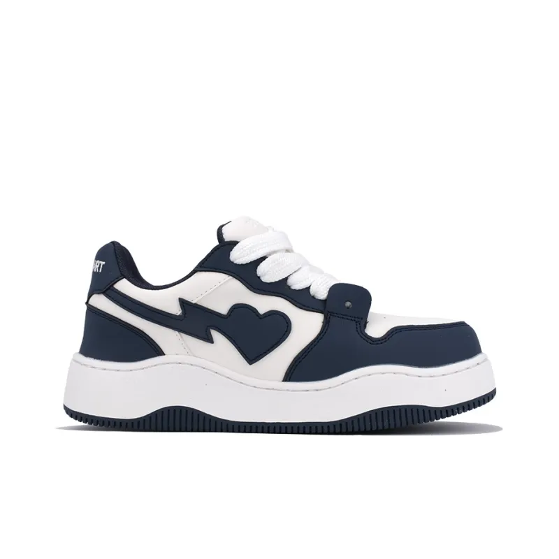 BOLTHEAR x AND U Anti Slip And Wear Resistant Height Increasing Low Top Skateboard Shoes Unisex-1