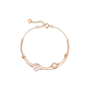 SINO GEM 925 Sterling Silver Bracelets Women's