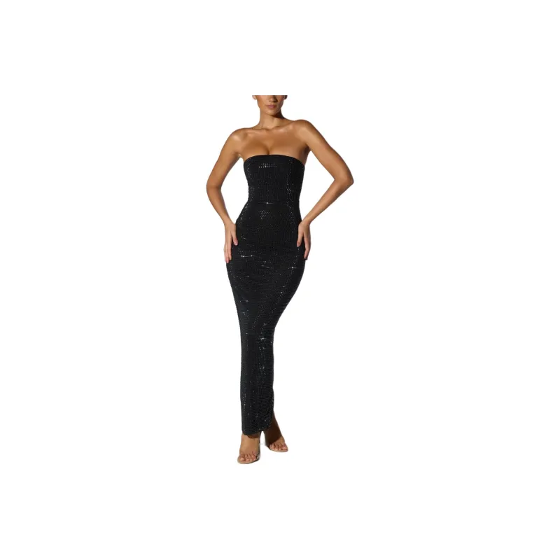 OH POLLY Daleyza Evening Dress Women's Black-0