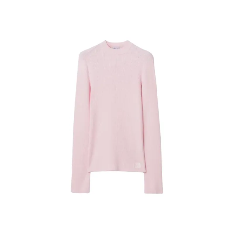Burberry Logo patch Rib Knit Jumper-0