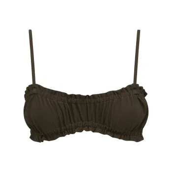 WITH JEAN SS25 Lottie Bikini Top Bikini Women's Brown