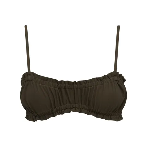WITH JEAN SS25 Lottie Bikini Top Bikini Women's Brown