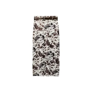ZARA Casual Long Skirt Women's Multicolor