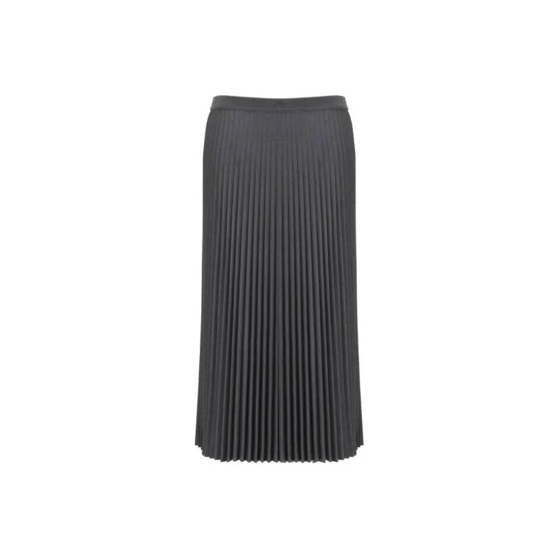 THEORY Pleated Midi Skirt-0