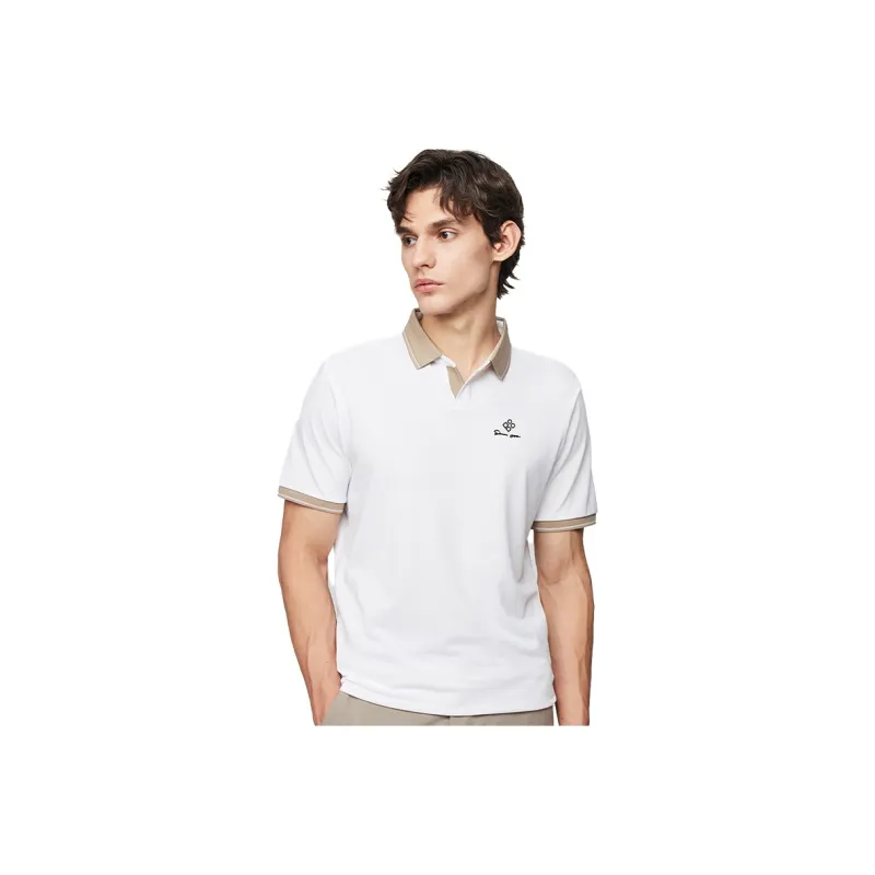 Red bean Polo Shirts Men-17