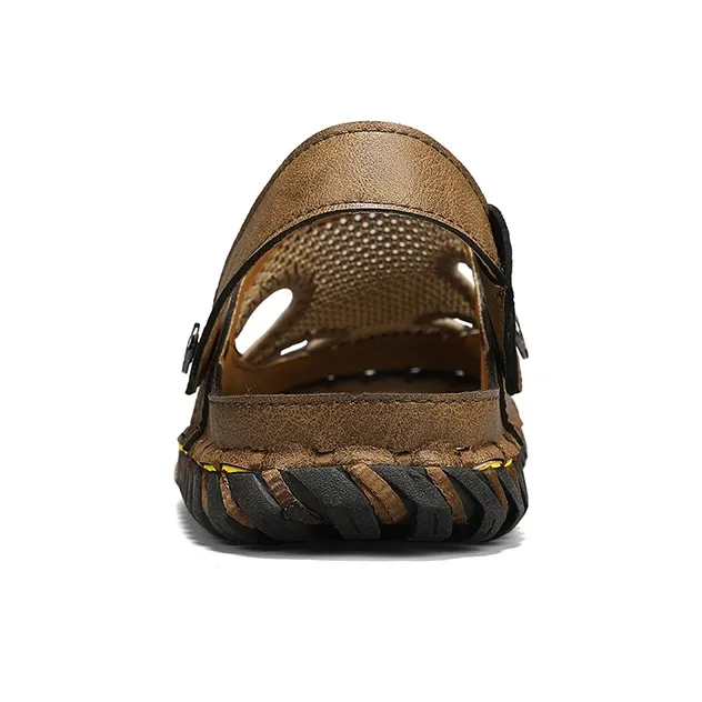GESENLANG Slip Resistant Quick Dry Closed Toe Slippers Men's-4