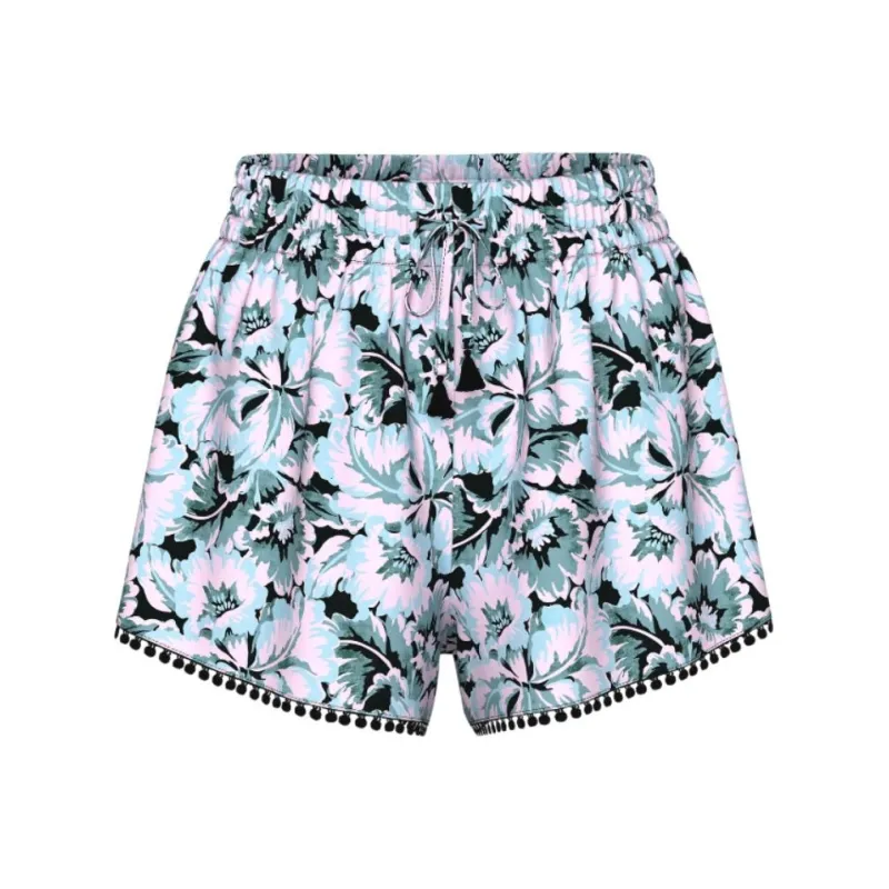 Victoria's Secret Swimming Shorts Women's Blue Floral-0