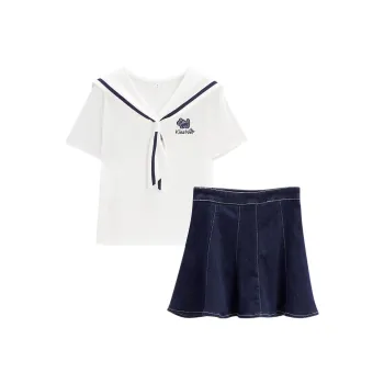 Love To Serve Skirt Set Women's White