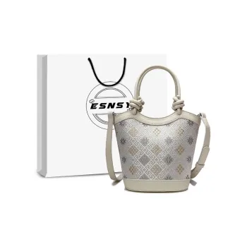 ESNSY Zhuangjin One Shoulder Handbag Regular Women's White