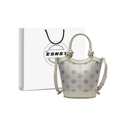 ESNSY Zhuangjin One Shoulder Handbag Regular Women's White