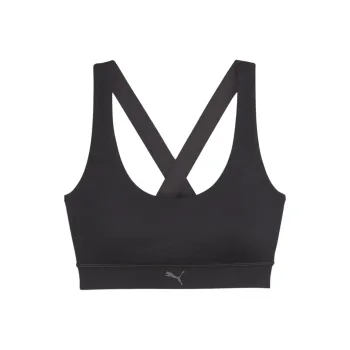 PUMA TRAIN Mid-Impact Bra Sports Underwear Women's Black