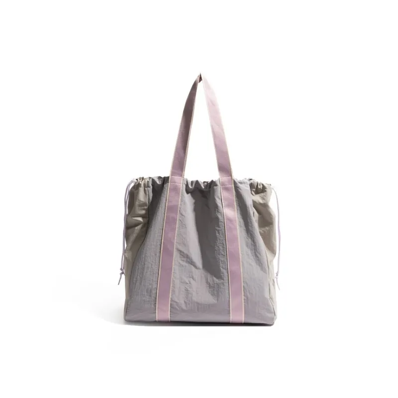 VIHUS Nylon Shoulder Bag Regular Women's Khaki/Light Purple/Dark Gray-1