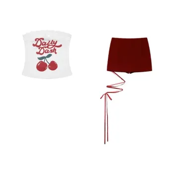 Udon House Two Piece Skirt Sets Women's