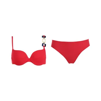 Selmark Two Piece Swimsuits Women's Red