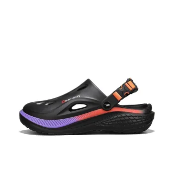 DEERWAY Clogs Men's Black Orange Color