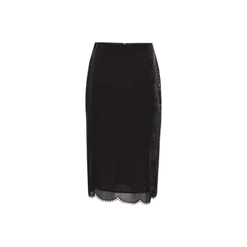 MaxMara Studio Casual Long Skirt Women's Black-0