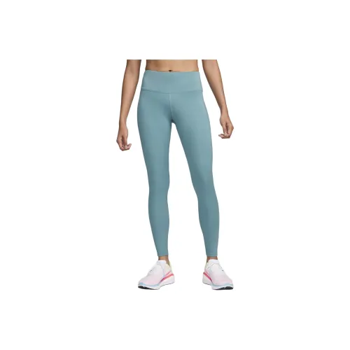 Nike Epic Fast Women's Mid Rise Nike running Leggings Sports Pants Women's Denim Turquoise