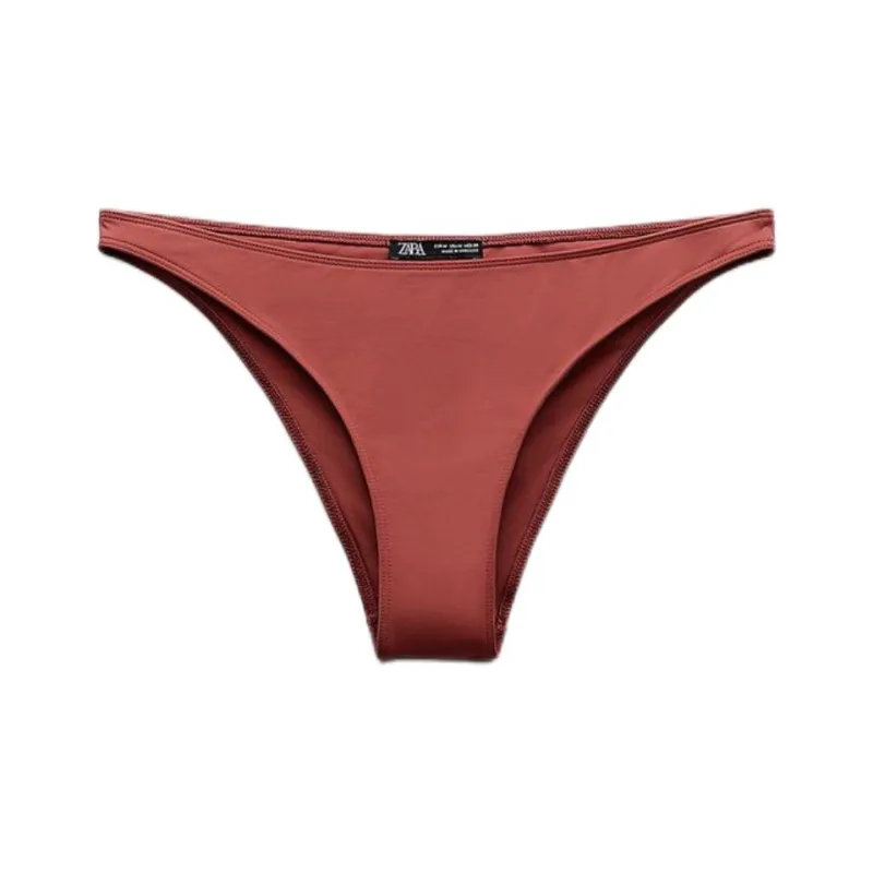 ZARA Bikinis Women's Brick Red-0