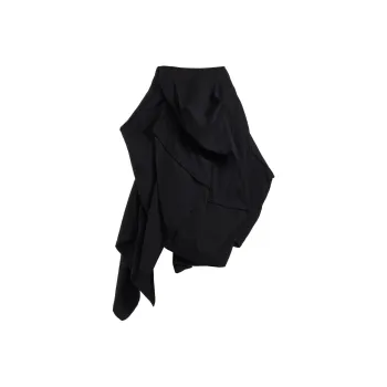 Yohji Yamamoto Asymmetric Draped Skirt