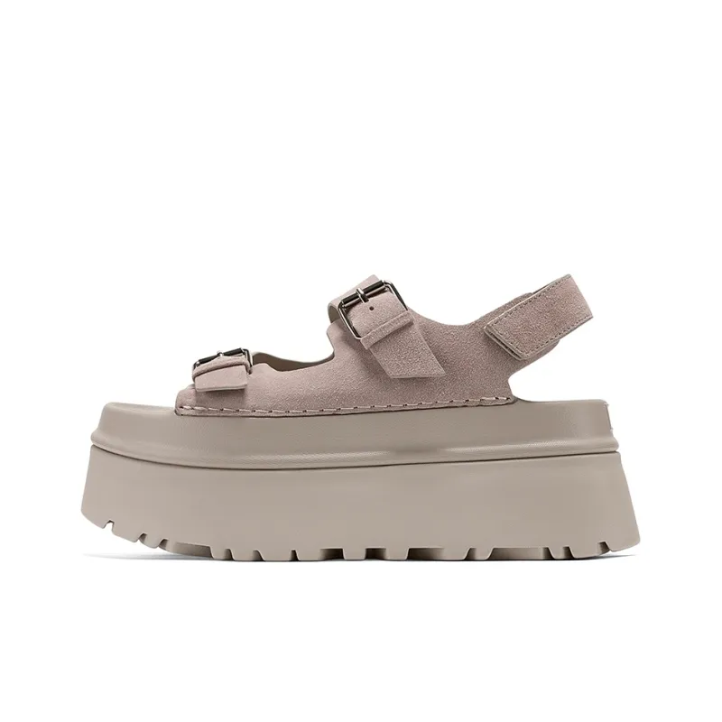 GG CC Platform Beach Sandals Women's-5