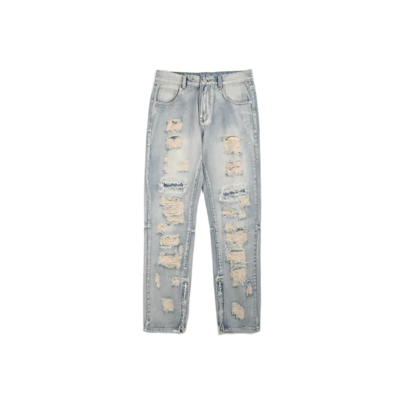 Lulifama Jeans Unisex Vintage Blue-0