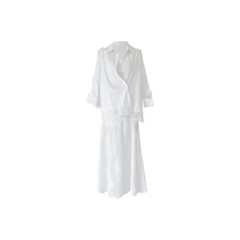 Icicofficial Skirt Set Women's White