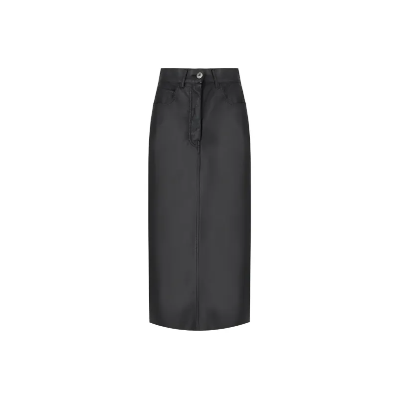 WEEKEND MaxMara Button Detailed Midi Skirt-0