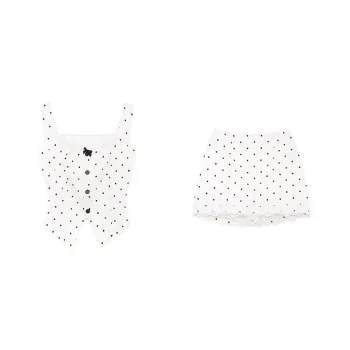 Udon House Skirt Set Women's White