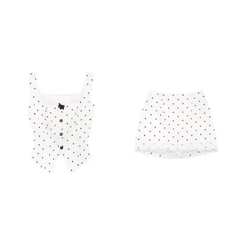 Udon House Skirt Set Women's White