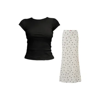 FOASIS Two Piece Skirt Sets Women's