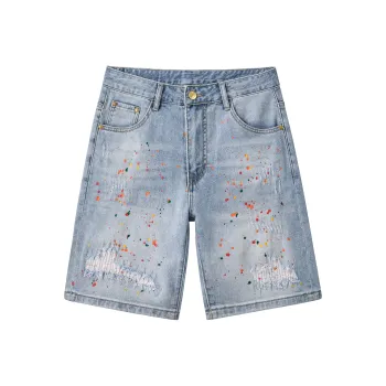 Maserati Denim Shorts Unisex