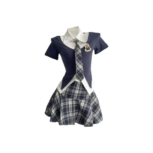 AURORA MUSE Skirt Set Women's Navy Blue