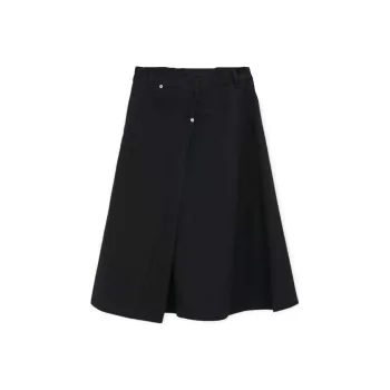 LOEWE SS25 Casual Long Skirts Women's Black