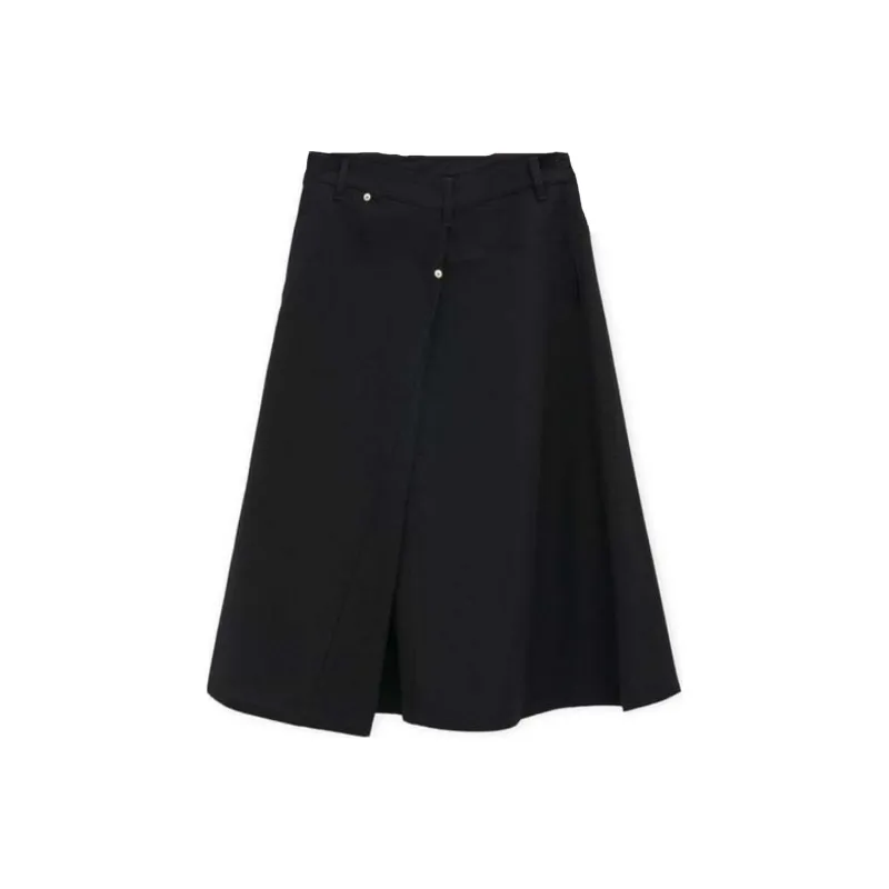 LOEWE SS25 Casual Long Skirts Women's Black-0