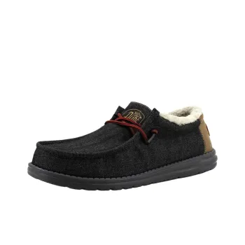 Heydude Wally Low Top Casual Shoes Women's Black