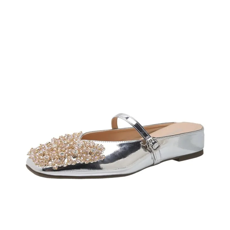 City Camel Rubber Sole Slip Resistant Closed Toe Slippers Women's-4