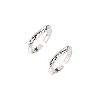 DAWO 925 Sterling Silver Rings Unisex
