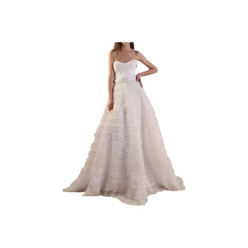 Gemy Maalouf Evening Dress Women's White